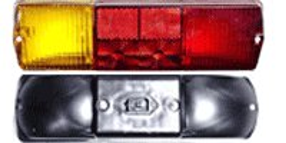 Фонарь задний 357 универсальный левый 12в. (2 болта) Люкс