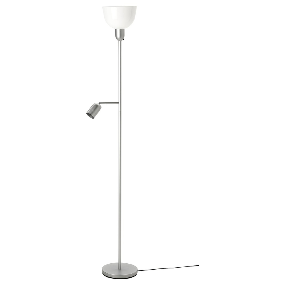 IKEA HEKTOGRAM  (ИКЕА ХЕКТОГРАМ)  -  Торшер/лампа для чтения - серебристый/белый