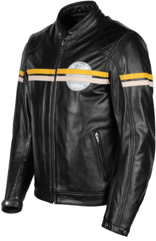 Купить Мотокуртка Кожаная Helstons Blouson Chevy Cuir Buffalo / Черный