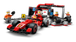Конструктор Лего Сити Пит-стоп F1 и команда болида Ferrari 60443 | LEGO City F1 Pit Stop & Ferrari Car  322 детали | 6+