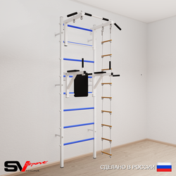 Шведская стенка Sv Sport усиленная 672 (Турник стандарт/Брусья/Лестница)