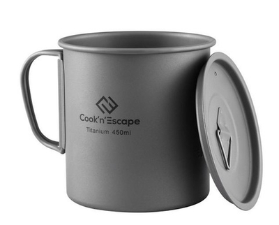 Титановая кастрюля с крышкой Cook'n'Escape CA2009 450ml