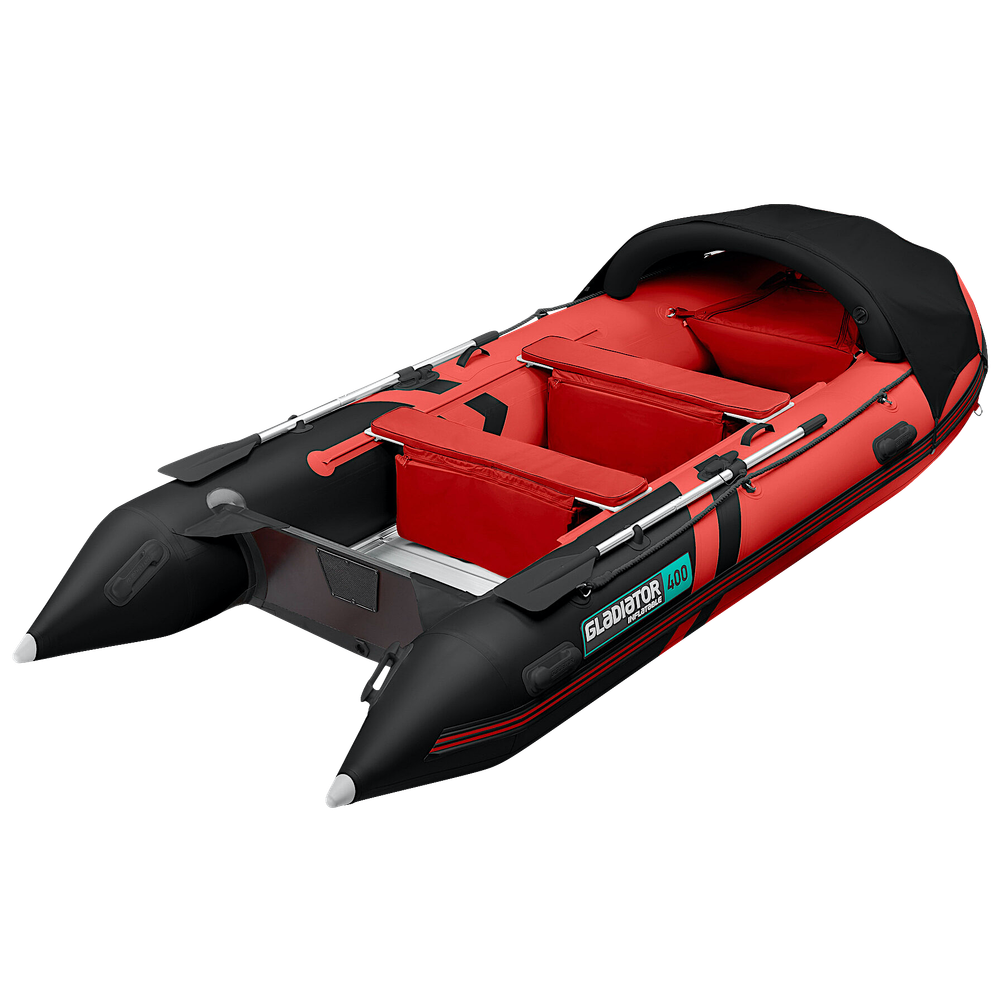 Лодка ПВХ Gladiator Active C400AL с алюминиевым полом -
