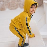 Костюм спортивный с лампасами "Горчица"