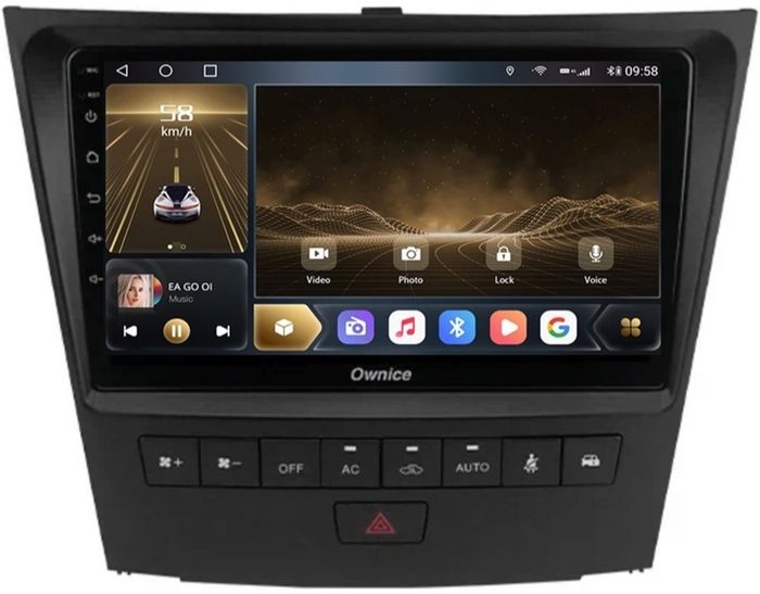 Магнитола для Lexus GS III 2005-2012 - Kuberg OL-9564 IPS, Android 10, 4G SIM-слот