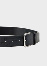 Ремень KARL LAGERFELD JEANS Crinkle Leather Patch Belt