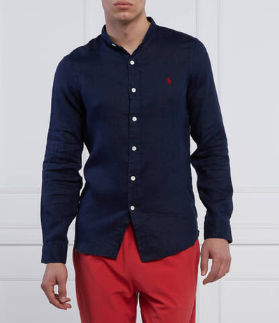 льняная рубашка POLO RALPH LAUREN - темно-синий(710801500)