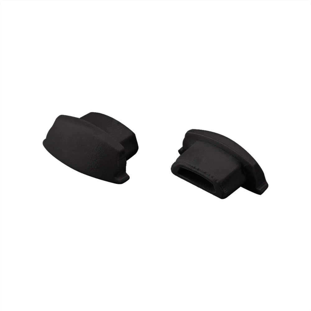 Заглушка ARH-BENT-W11 BLACK глухая (Arlight, Пластик) 039585