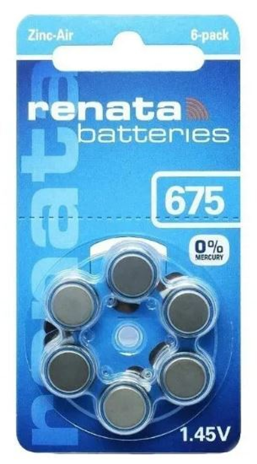 Renata ZA 675 BL-6 уп.60 /300