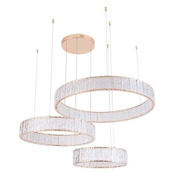 Подвесная люстра LED 88W 3000К 1134/17 SP-88 латунь Teresa Divinare