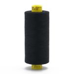 Нитка Gutermann Mara 150 (1000 метров), 1 кат., особо тонкая | _2111 ультра черный (Arta 170)