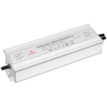 Блок питания 400W 24V 16.7A IP67 ARPV-LG24400-PFC-A 026810(1) Arlight