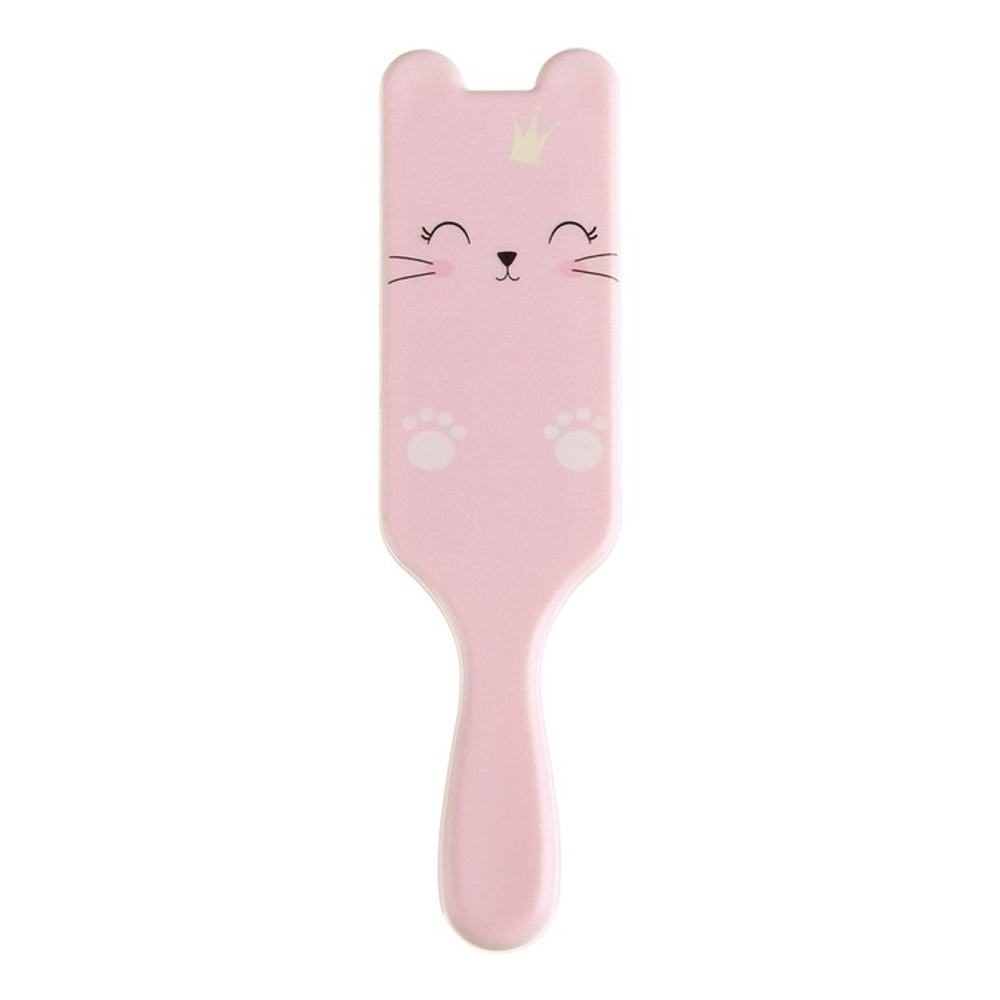 4568483 Массажная расческа с ушками «Кошечка» фигурная 13.8 х 3.6 см