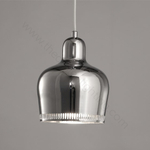Pendant design lamp A330S Golden Bell by Artek (Silver)