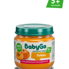 Пюре BabyGo Тыква с 5 мес 80 г