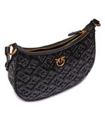 Кожаная сумка хобо HALF MOON MINI Pinko - черный(102790 A1YB)