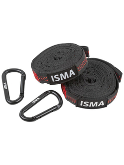 Лента для крепления гамака с карабинами ISMA ISMA-HS-002
