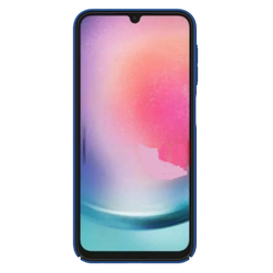 Чехол синего цвета защитный для Samsung Galaxy A24 от Nillkin, серия CamShield Case с защитной шторкой для задней камеры