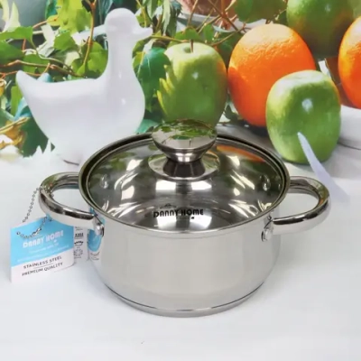 Кастрюля из нержавеющей стали OLIVIA 1,9л, индукция, DH12-16