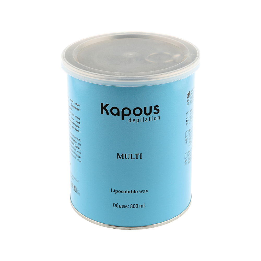 Жирорастворимый воск Kapous Silver в банке 800мл