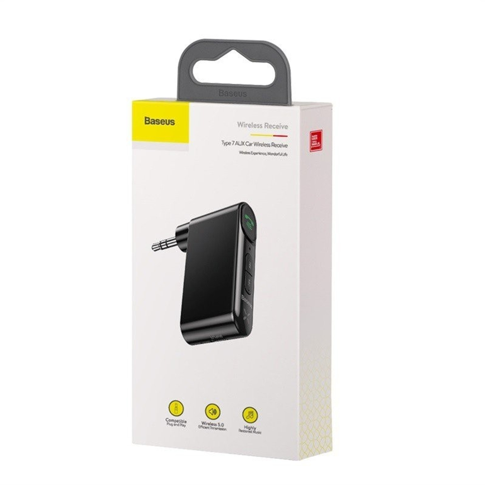 Адаптер Baseus AUX Car Wireless Receive WXQY-01 черный