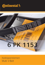 Ремень генератора Continental 6PK1153
