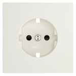 Накладка для розетки с заземлением и защитными шторками, S70 (хлопок)