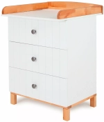Комод RANT "BAMBOO" 64см 3 ящ. (арт.111) Cloud White Коллекция White