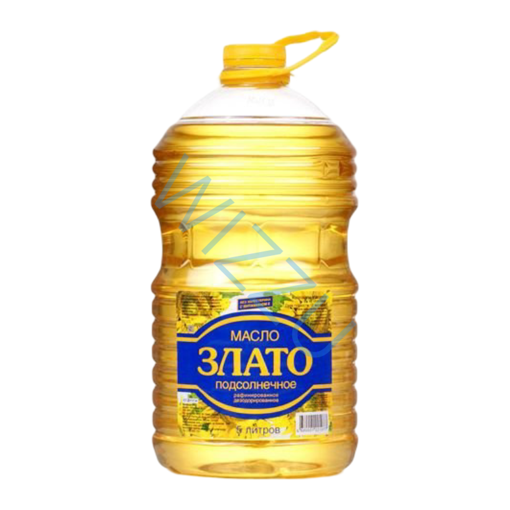 Масло подсолнечное Злато 5л