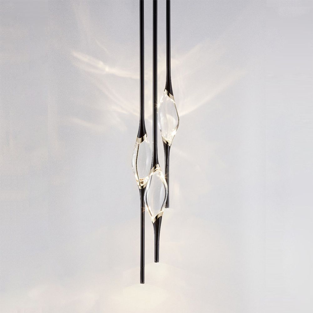 Подвесной светильник Pezzo 3 pearl black