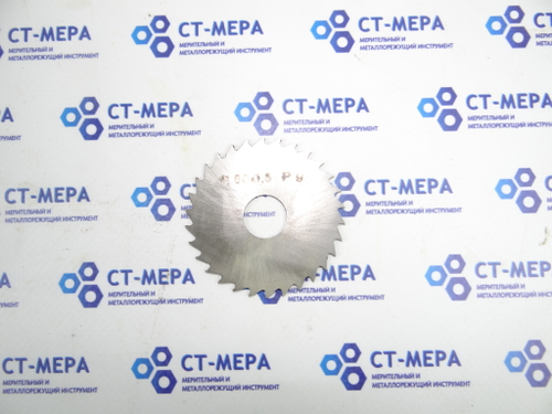 Фреза отрезная по металлу 60х1.5х16мм z=30 Р9 без фаски без ш/п