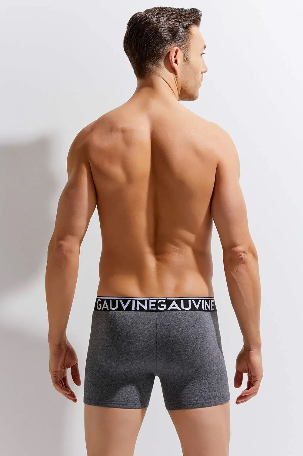Хлопковые трусы-боксеры Cotton Essentials Trunk (Размер: XL) (Цвет: темно-серый)