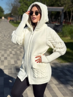 Кардиган куртка анорак вязаный