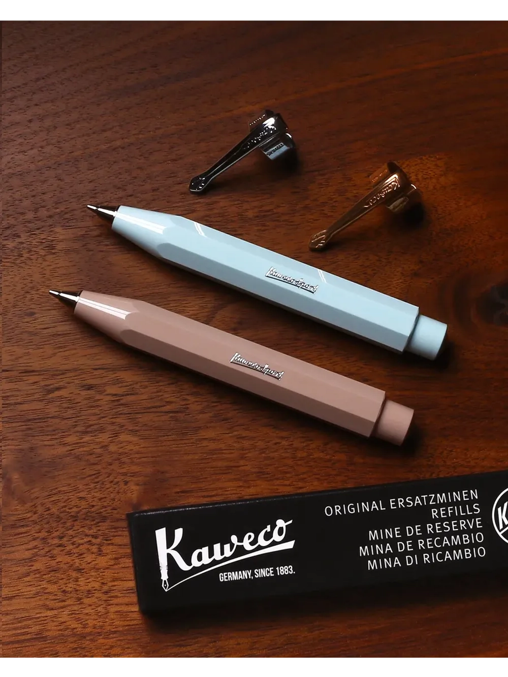 Ручка шариковая KAWECO SKYLINE Sport Macchiato (10001169) 1.0 мм кофейный корпус