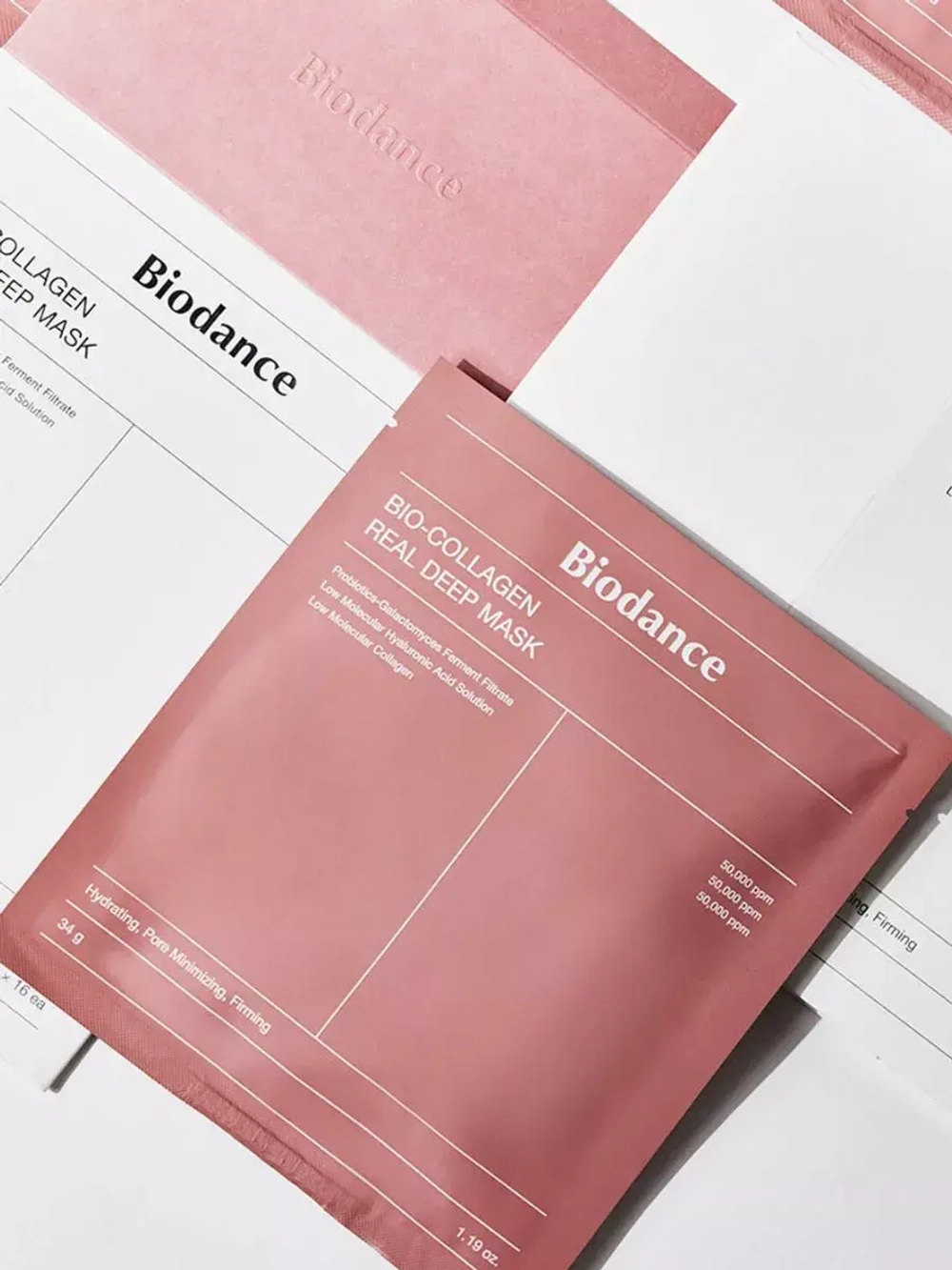 Ночная гидрогелевая маска с коллагеном для эластичности кожи Biodance Bio-Collagen Real Deep Mask 1 шт