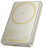 Powerbank с беспроводной зарядкой MagSafe Hoco Q26A 10000mAh 2USB-C 20W золотой
