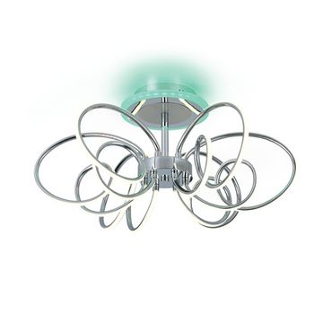 Умная люстра с пультом LED 100W 3000К-5500К RGB CL224A161 хром Salma Smart Citilux