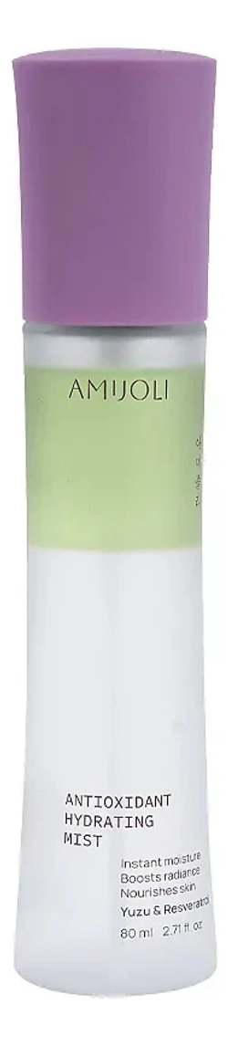 AMIJOLI Двухфазный антиоксидантный мист c экстрактом юдзу и ресвератролом-Antioxidant Hydrating Mist Yuzu&Resveratrol, 80мл
