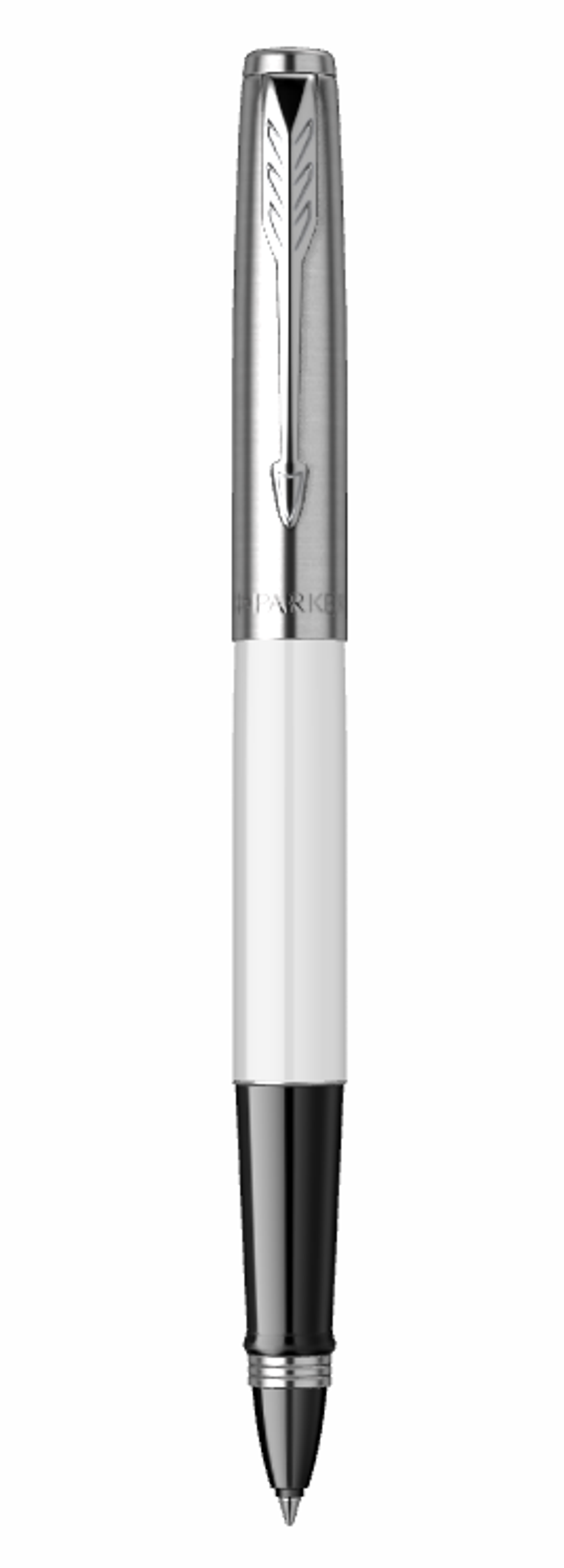 Ручка-роллер Parker Jotter Original T60 White СT (чернила черные) в подарочной коробке