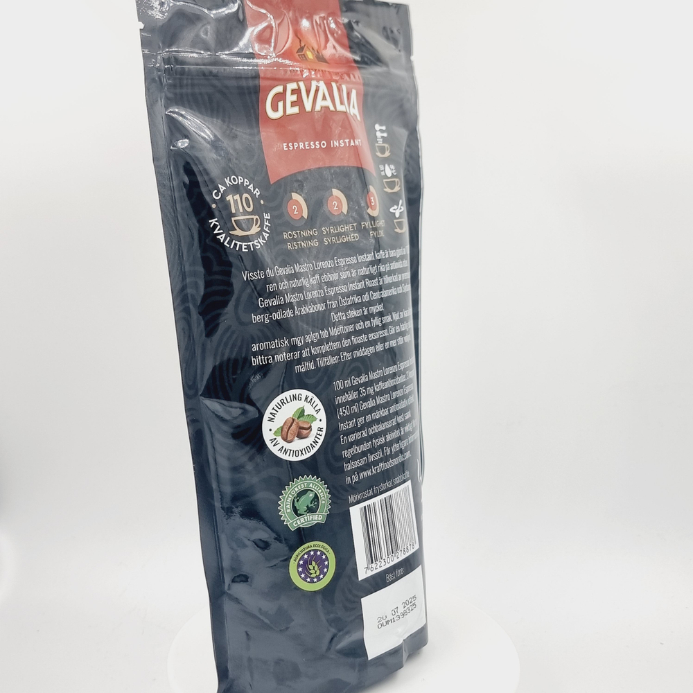 Кофе растворимый Gevalia Mastro Lorenzo Espresso Instant Aroma Oro 200 г (из Финляндии)