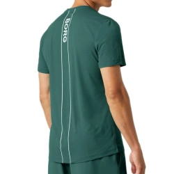 Мужская теннисная футболка Björn Borg Ace Light - mallard green
