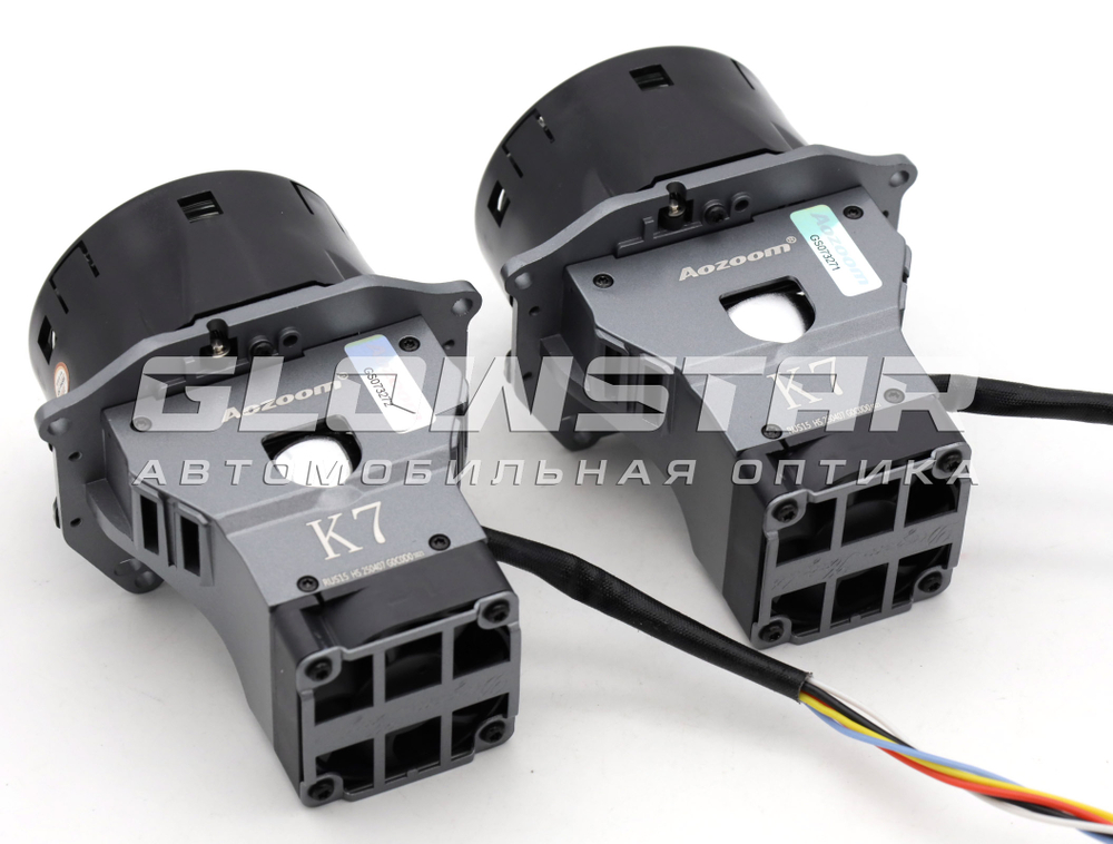 Билед модули Aozoom K7 Dragon Knight (4 поколение) 3.0 дюйма, 2 чипа, 5500K, 12V, 55W/82W, крепление 3R (комплект, 2шт)