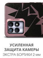 Дизайнерский чехол из пластика для REALME 8i и NARZO 50 с усиленной защитой камеры и глянцем