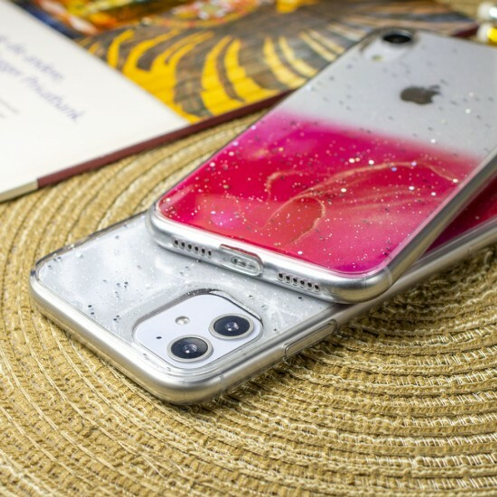 Силиконовый чехол Акварель для iPhone 12 Mini, 011857