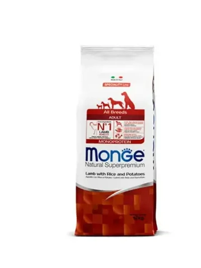 Monge Dog Speciality корм для собак всех пород ягненок с рисом и картофелем 12 кг