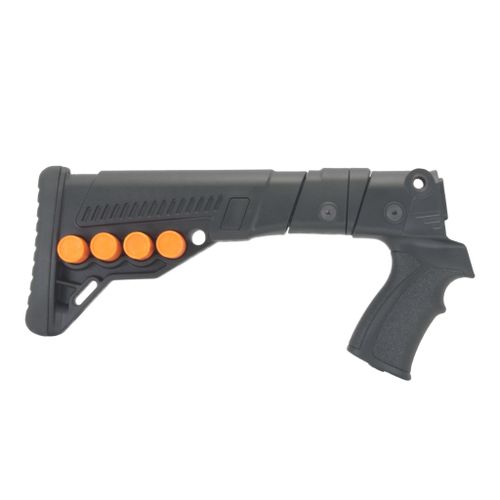 Складной приклад Бекас 12, 16, DLG Tactical. Черный