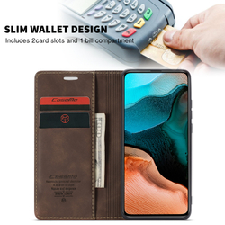 Чехол-книжка CaseMe Matte Poco F2 Pro