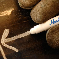 Маркер с твердой краской Markal Quik Stik Mini Paintstik 6мм. WHITE 061126