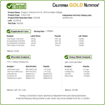 California Gold Nutrition, омега-3, рыбий жир премиального качества, 240 капсул из рыбьего желатина