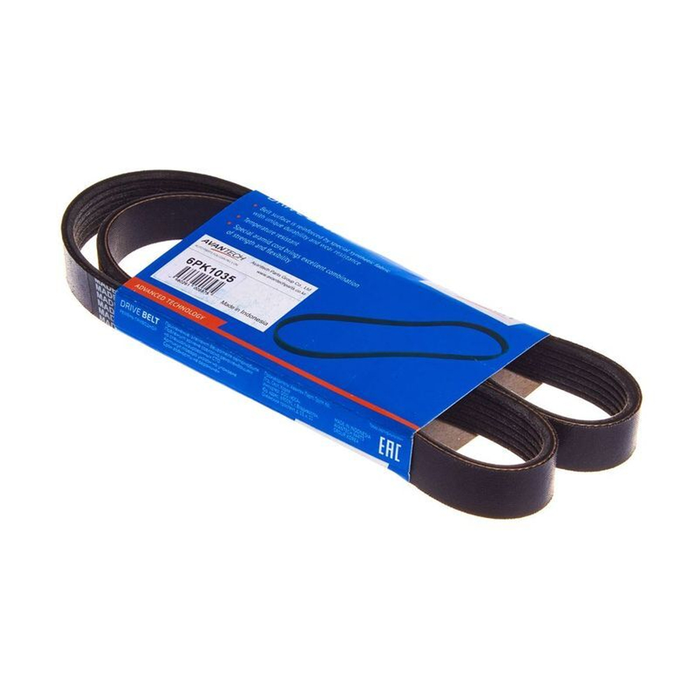 Ремень поликлиновый AVANTECH 6PK1035